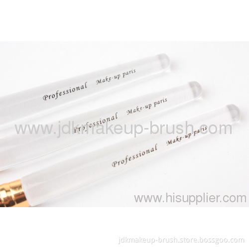 Synthetic Hair Facial Mask Brush With Acrylic Handle 